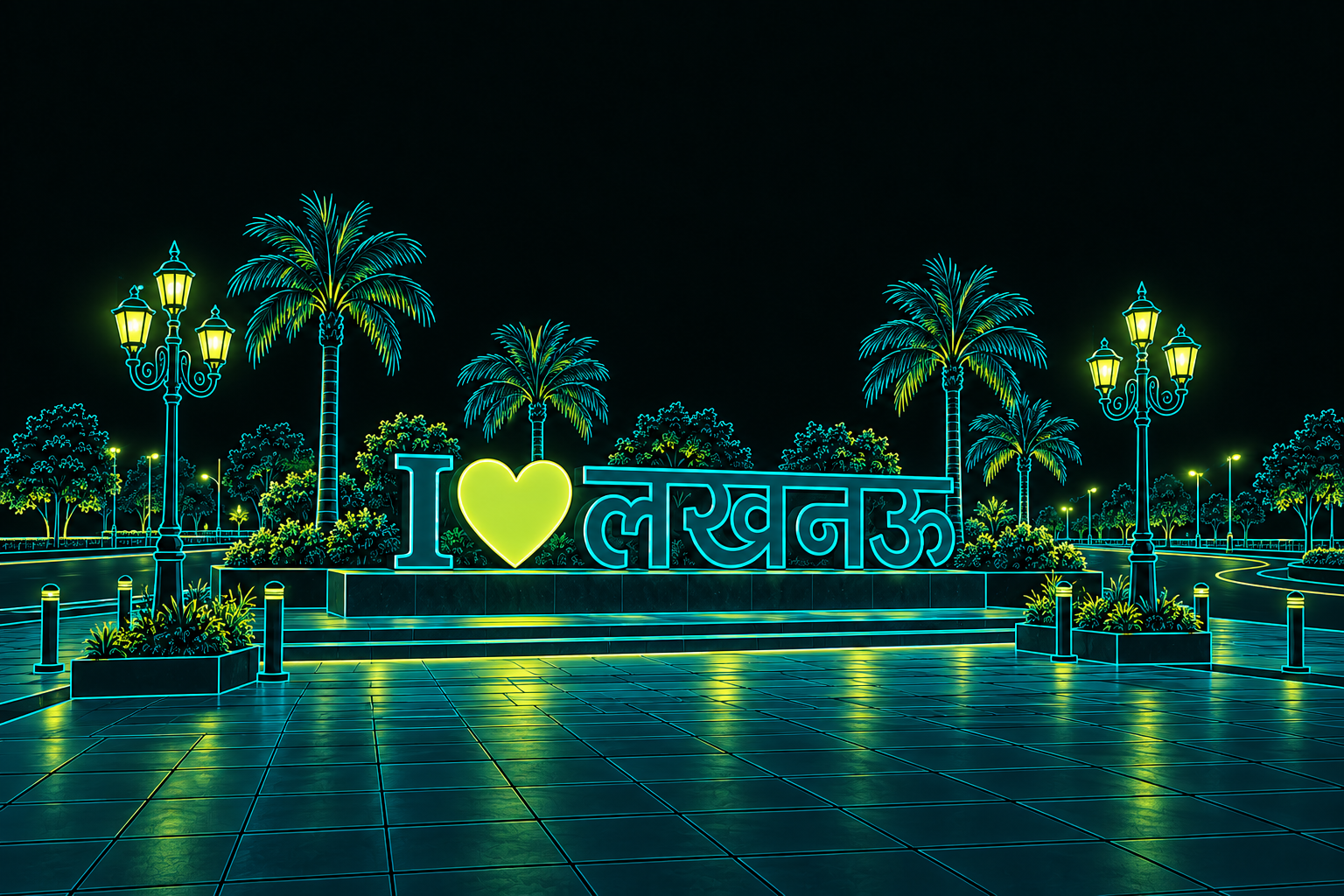 Stylised Lucknow 1090 Chauraha
