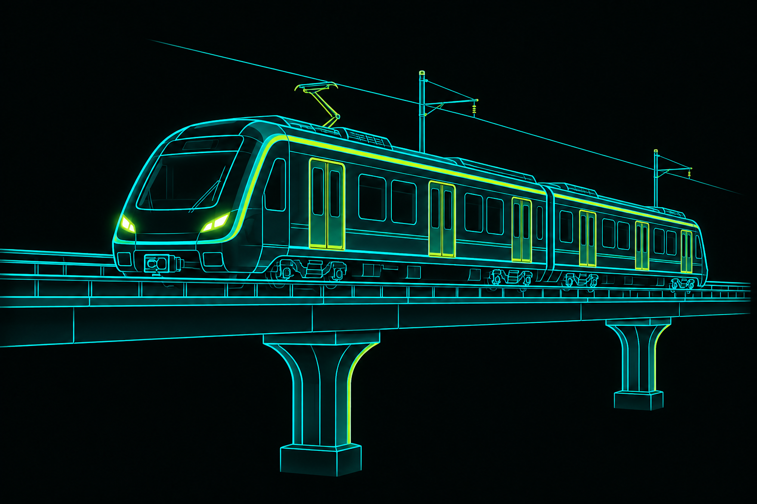 Lucknow Metro illustration