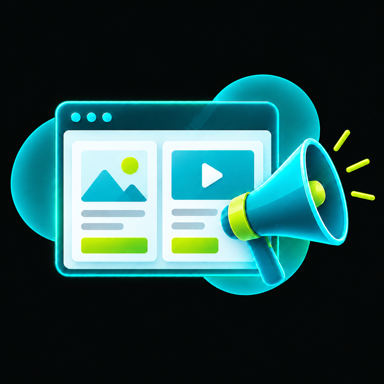 Performance marketing illustration