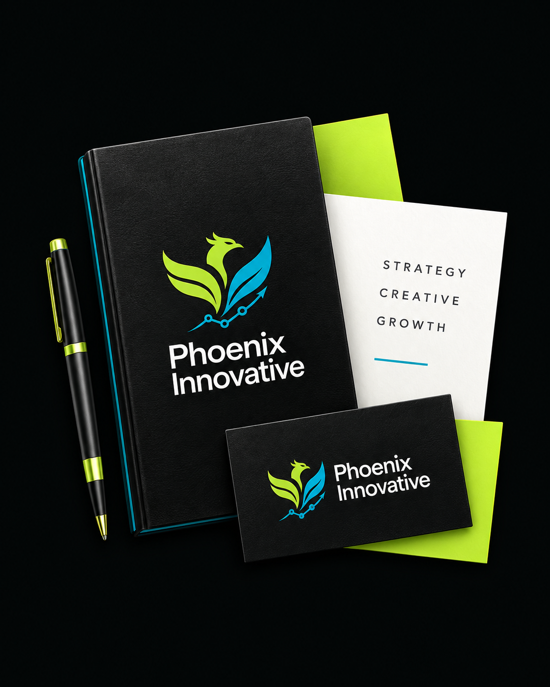 Phoenix brand identity design